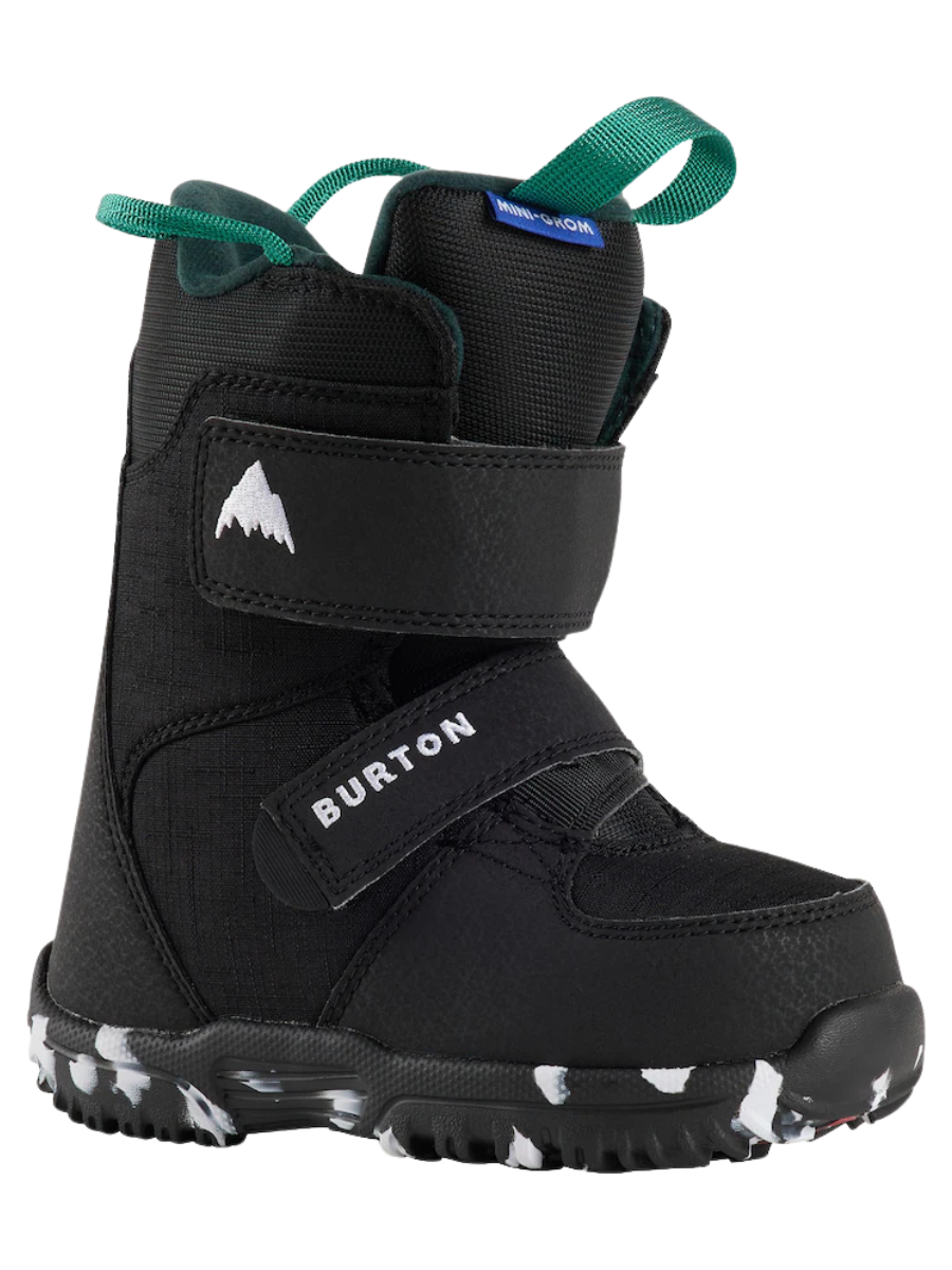 botte snowboard burton Bottes de snowboard Burton Mini Grom noires pour enfants