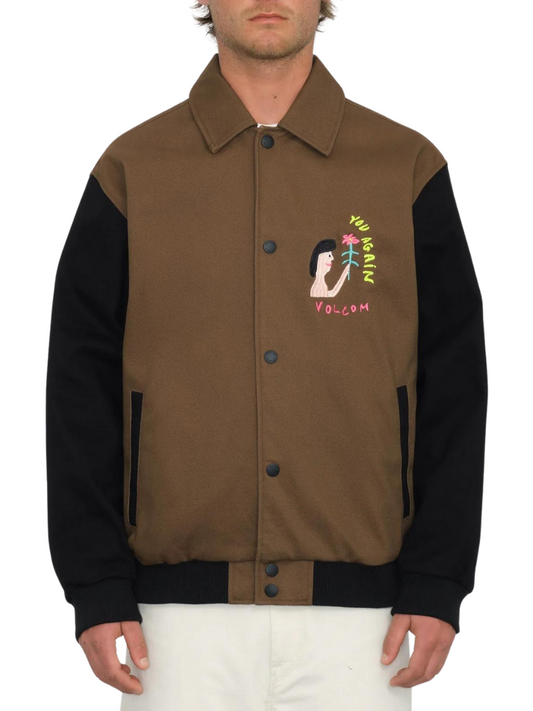 Newest Products | Volcom Fa Arthur Longo Jacket - Dark Earth