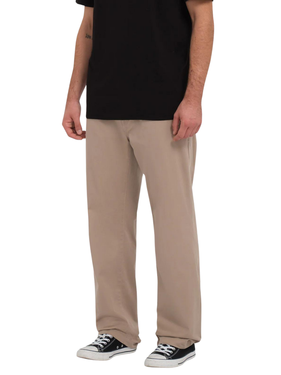 Volcom Frickin Regular Stretch Hose – Khaki  | Aktiendiebstahl | Alle Herrenhosen | Chinohose für herren | meistverkaufte Produkte | Meistverkaufte Produkte | Neue Produkte | Neueste Produkte | Sammlung_Zalando | T-Shirts im limitierten Angebot | Volcom-Shop | surfdevils.com