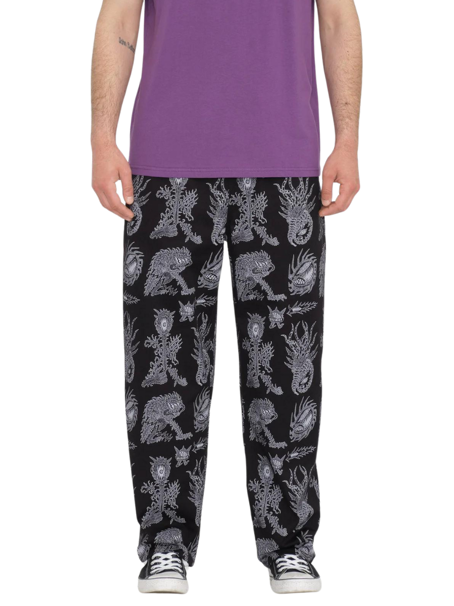Volcom Tetsunori Freazy elastic Waist Pants - Black | Best selling products | surfdevils.com