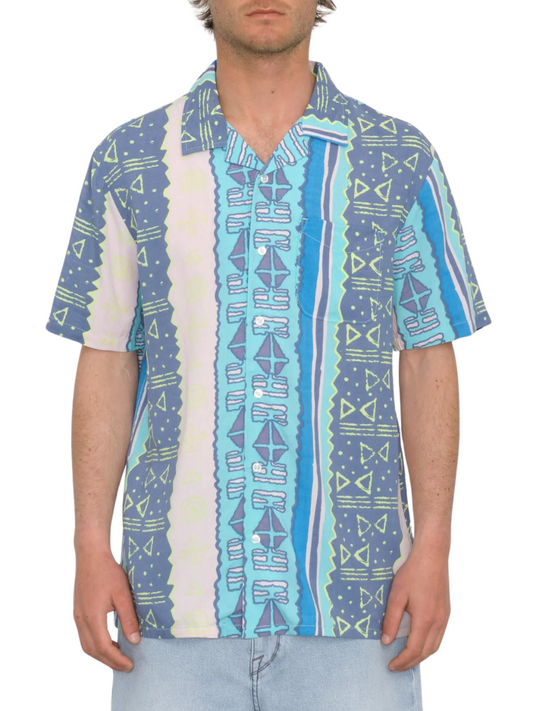 Camisas manga corta | Camisa Manga Corta Bold Moves - Crete Blue