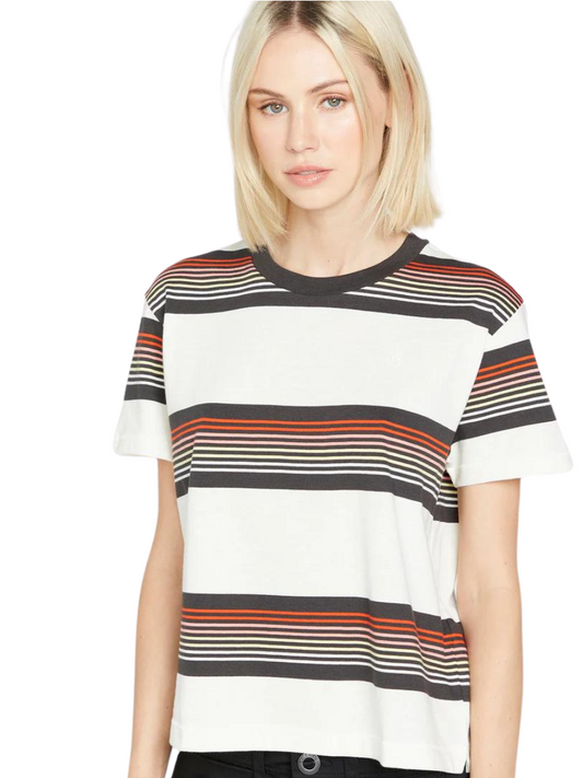 Prodotti più recenti | T-shirt da ragazza a righe Volcom Halite - Petardo