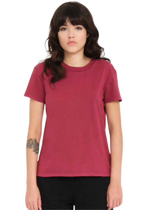 Prodotti più recenti | T-shirt da ragazza Volcom Solid Stone - Vino