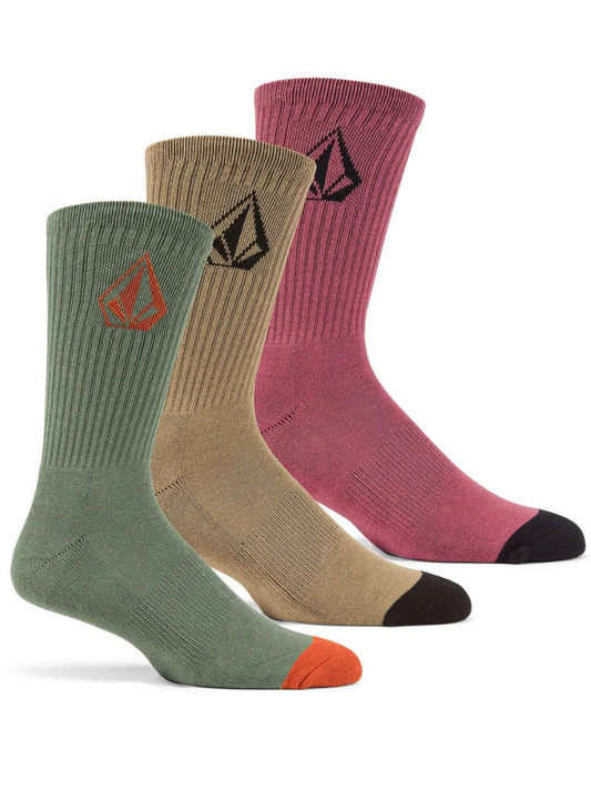 Prodotti più recenti | Calzini Volcom Full Stone Pack 3 - Agave