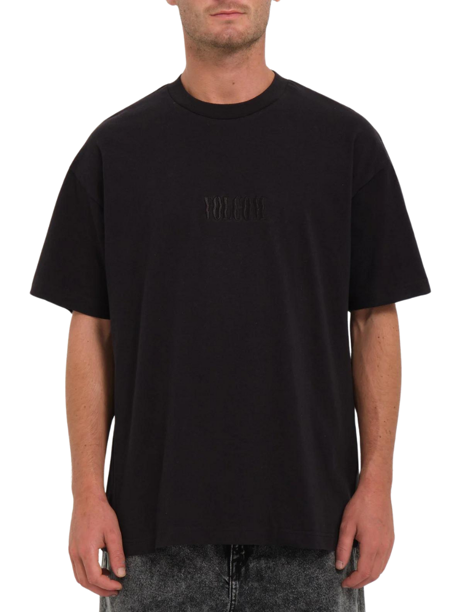 T-shirt Volcom Ripple Stone - Nera | Nuovi prodotti | Prodotti più recenti | Prodotti più venduti | Prodotti più venduti | surfdevils.com