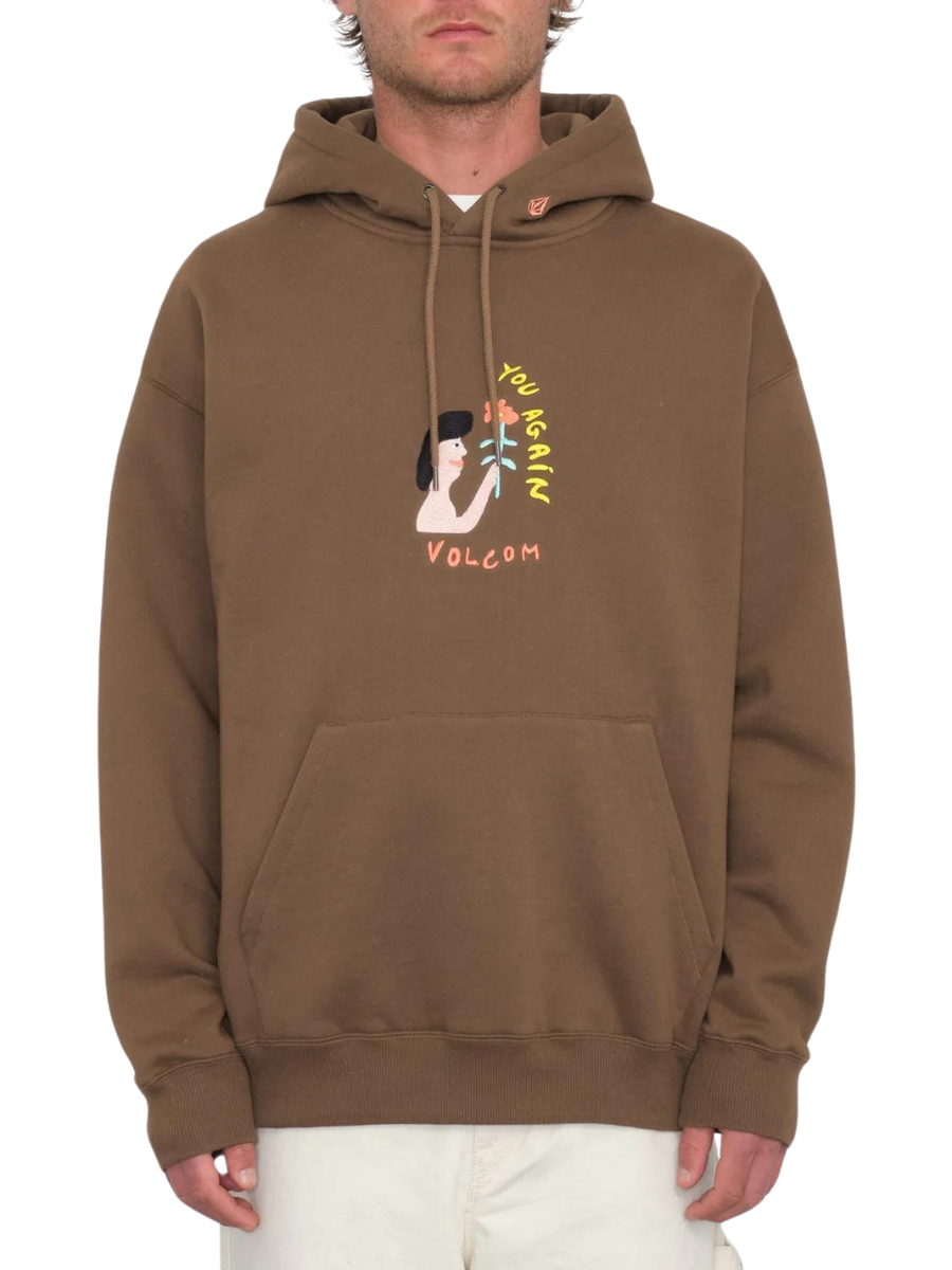 Sweat Volcom Fa Arthur Longo Po - Dark Earth