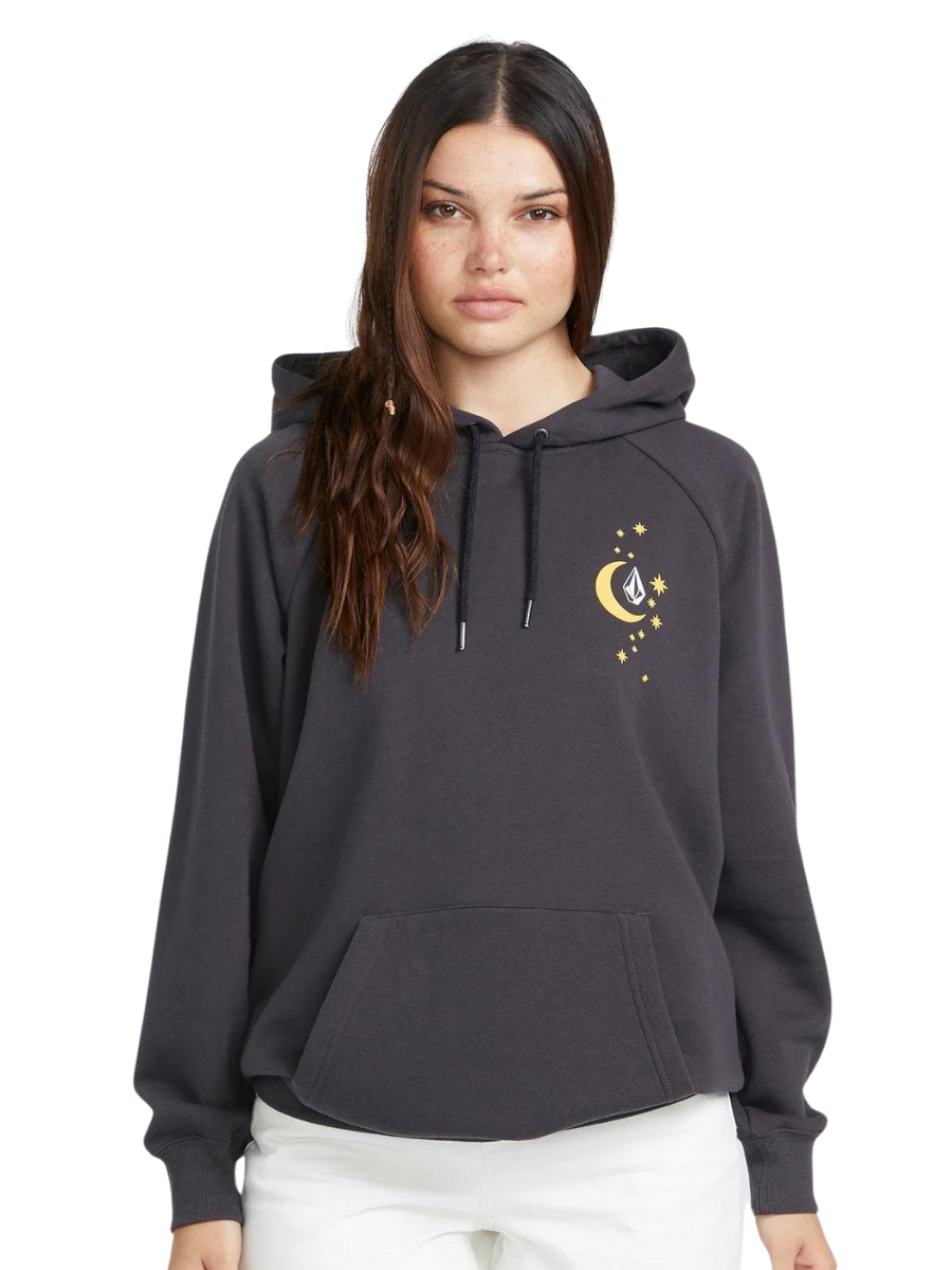 Felpa Volcom Trully Stoked Bf Po - Nera vintage