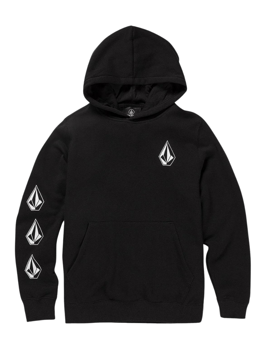 Sudadera de Niño Volcom Iconic Stone Po - Black | Best selling products | Sudaderas de niño | Volcom Shop | surfdevils.com