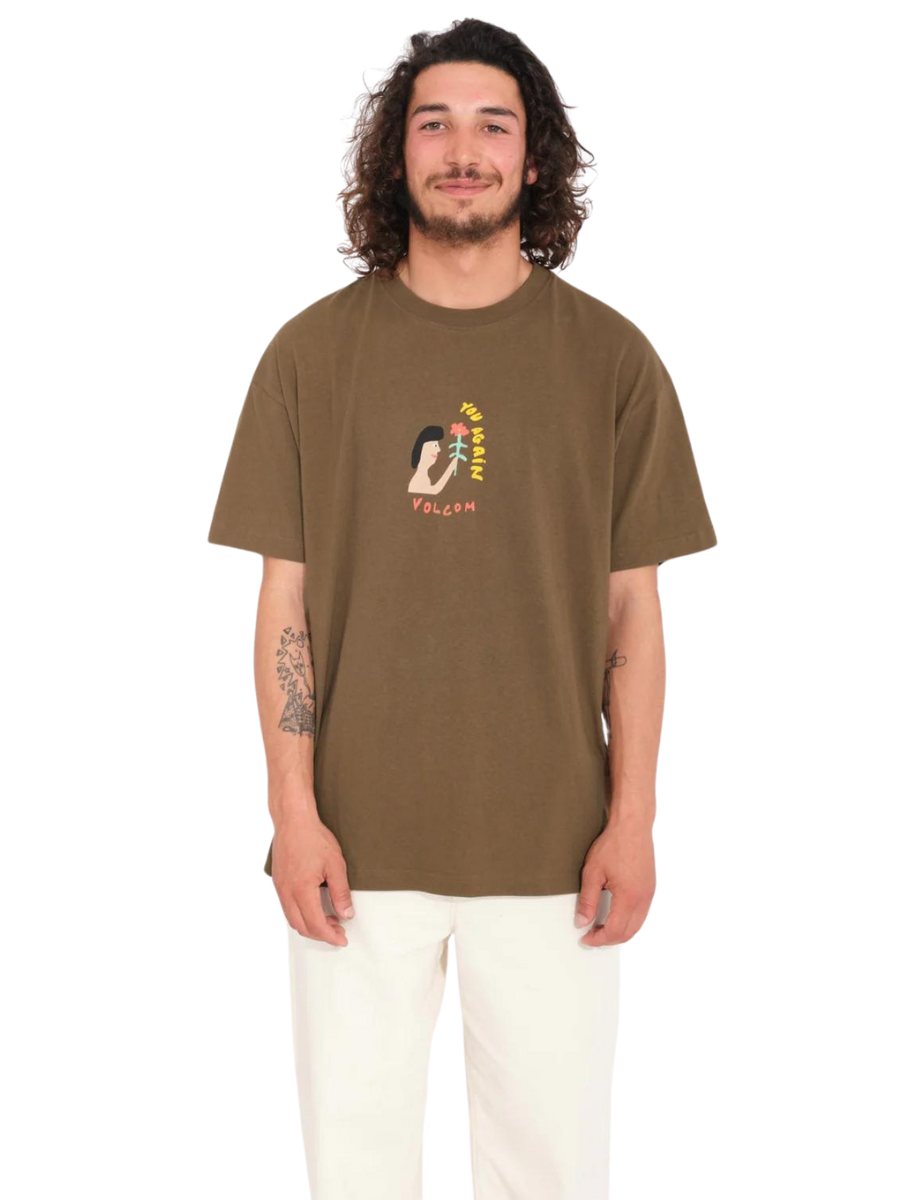 Volcom Fa Arthur Longo 1 T-shirt - Dark Earth | Best selling products | Collection_Zalando | Limited Offer T-Shirts | Men's short sleeve t-shirts | Men's T-shirts | REC x Camisetas | Volcom Shop | surfdevils.com
