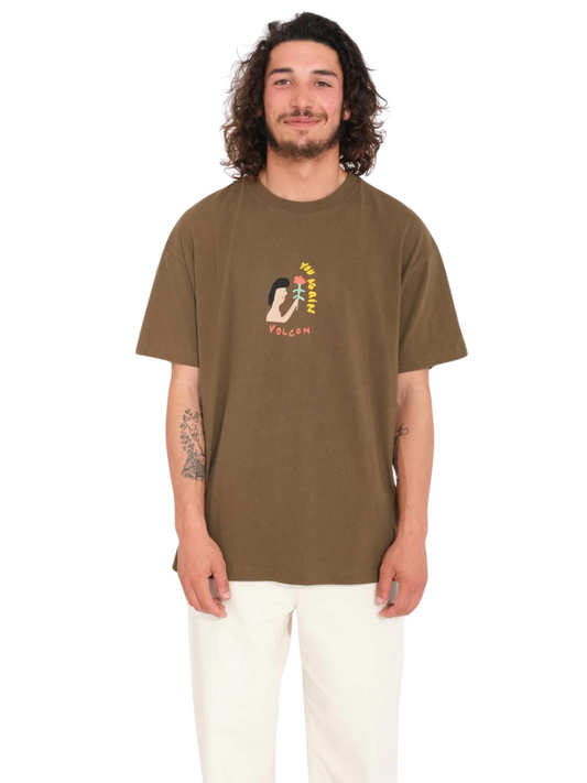Newest Products | Camiseta Volcom Fa Arthur Longo 1 - Dark Earth