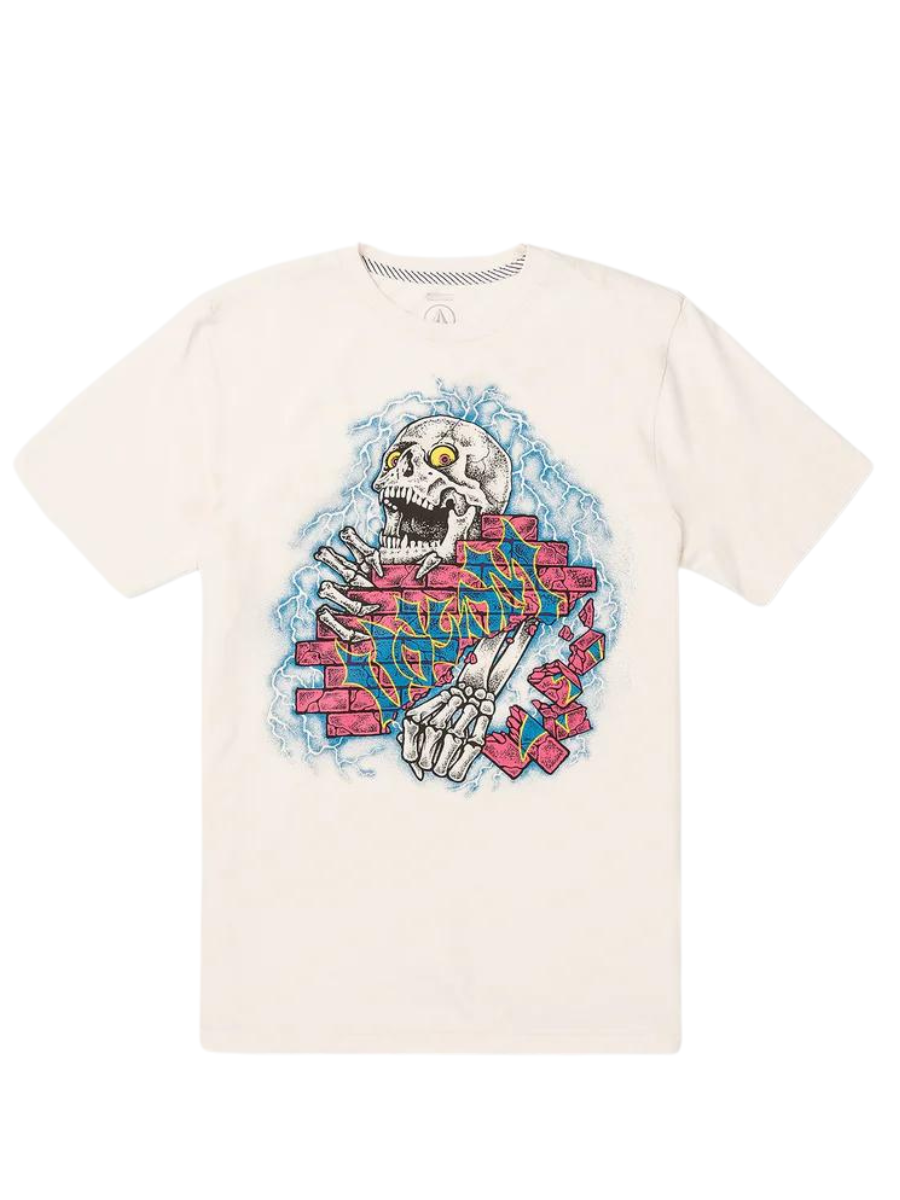 Volcom Camiseta Wall Puncher - Branco | Camisetas masculinas | Camisetas masculinas de manga curta | Coleção_Zalando | Loja Volcom | Novos produtos | Oferta limitada de camisetas | Produtos mais recentes | Produtos mais vendidos | Produtos mais vendidos | REC x Camisetas | surfdevils.com