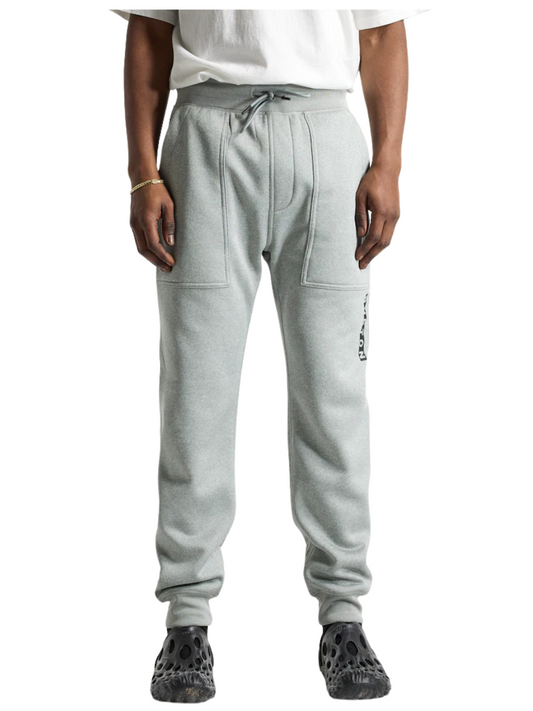 Pantalones con goma de Hombre | Pantalon Burton Oak Fleece Pants Gray Heather