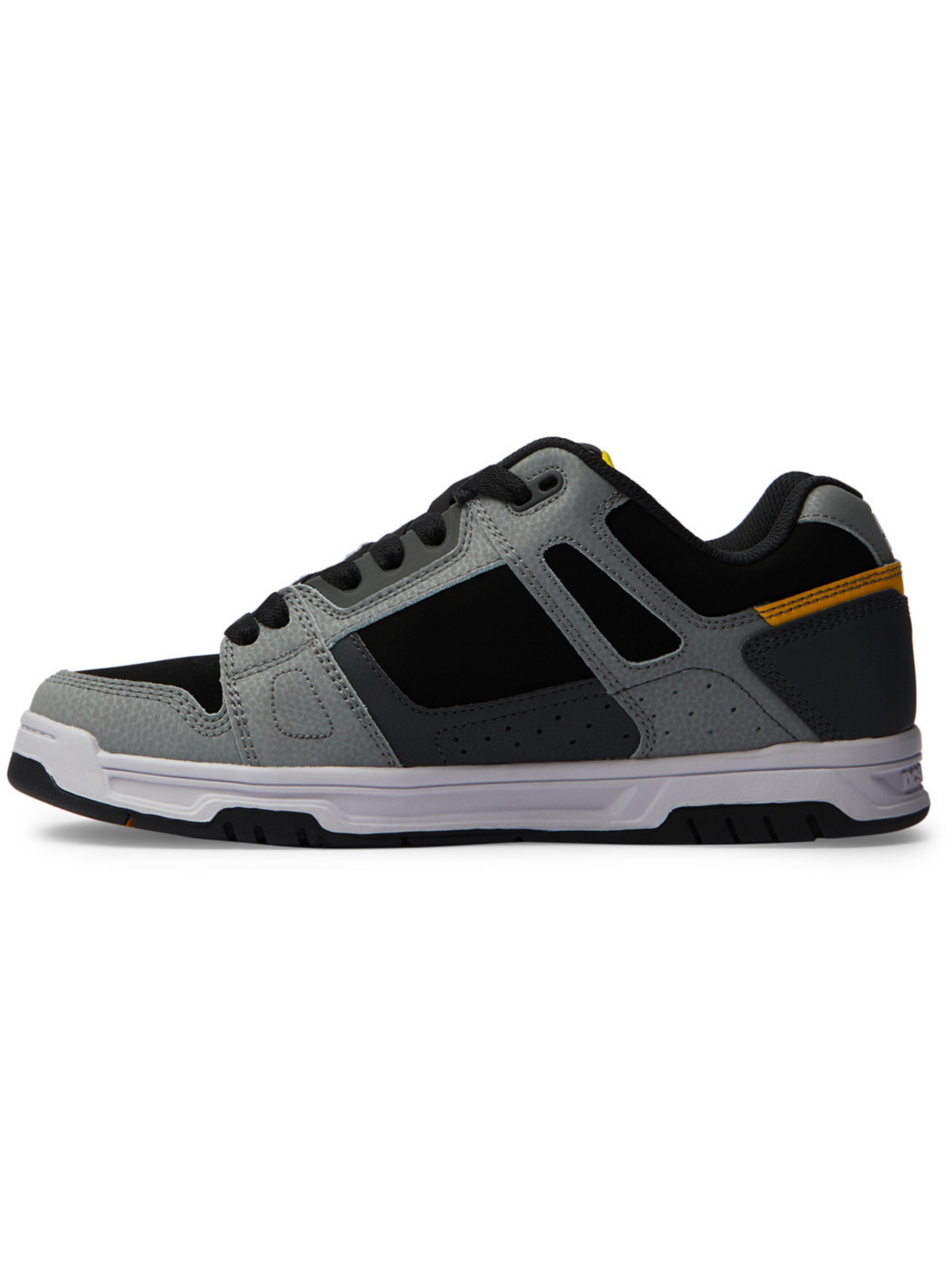 Dc Shoes Stag-Grey/Yellow Skate Shoes