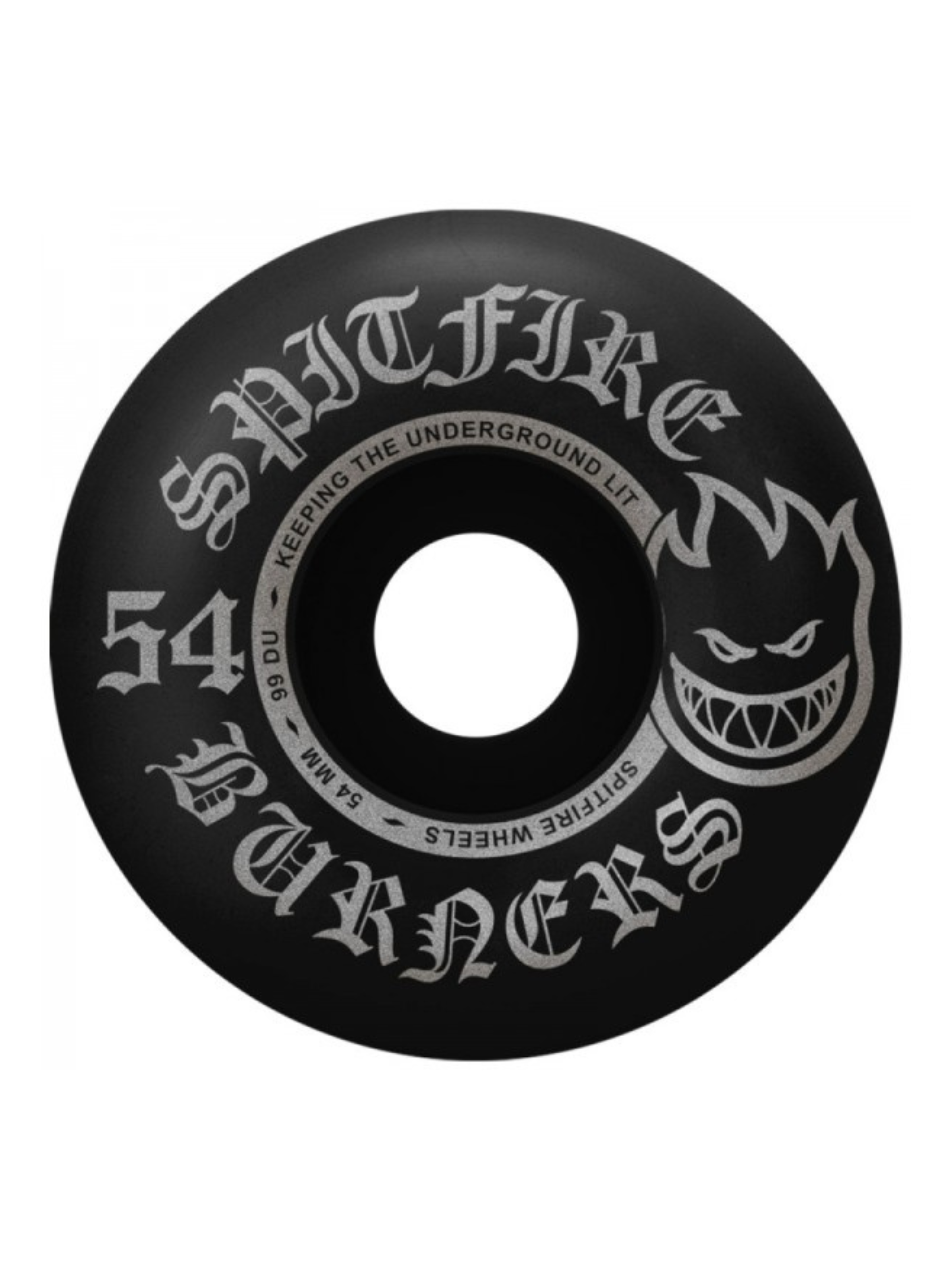 Roues de skate Spitfire 99D Burner noires 55 mm