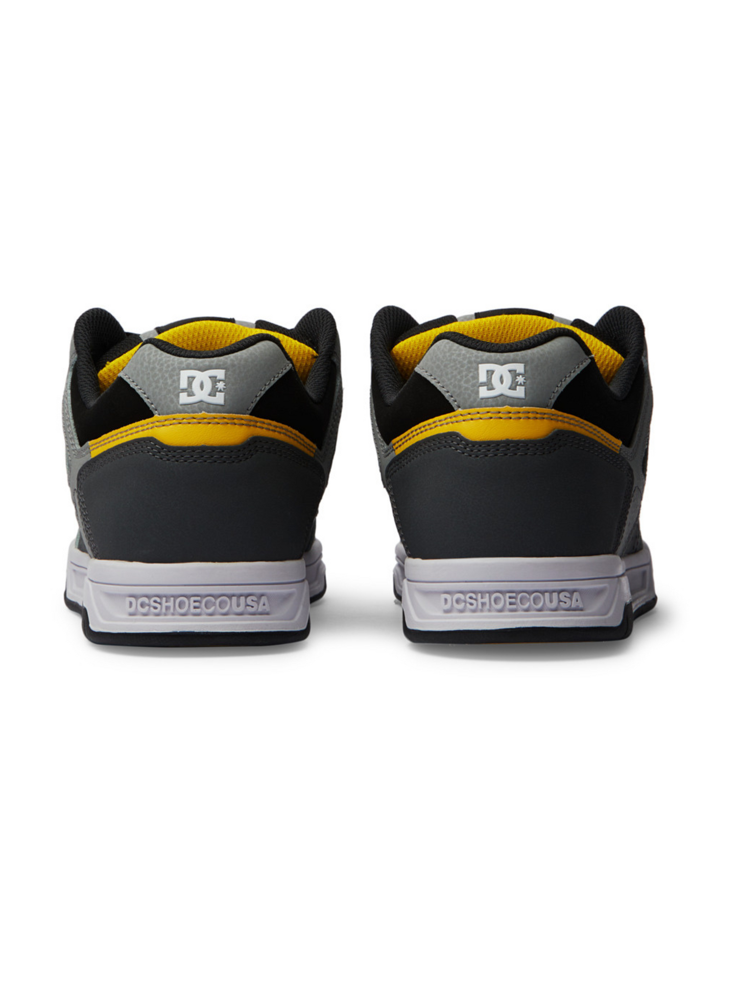 Dc Shoes Stag-Grey/Yellow Skate Shoes