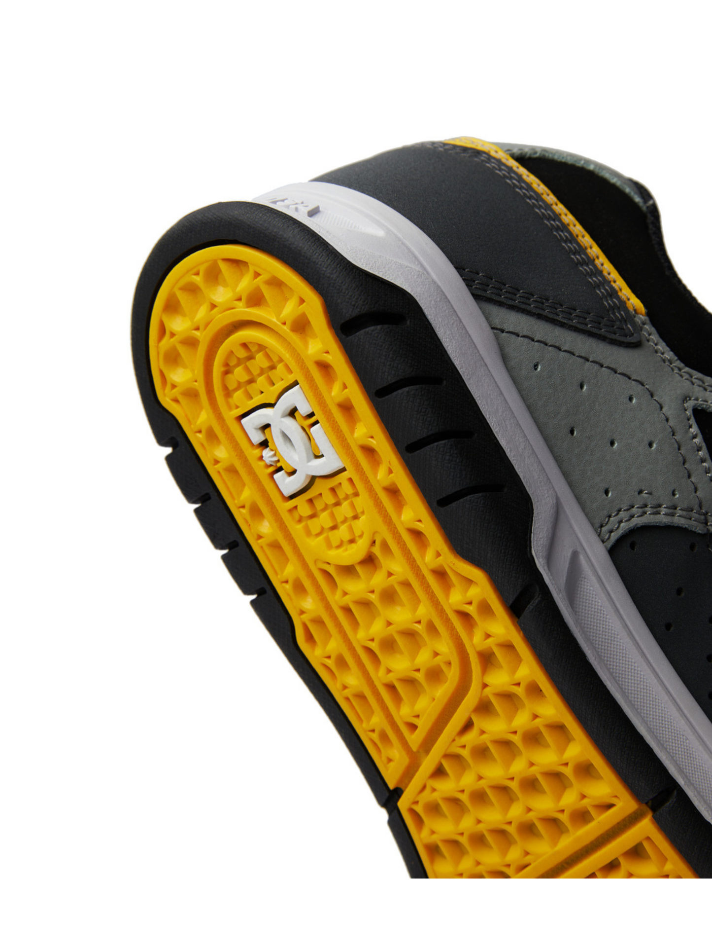 Dc Shoes Stag-Grey/Yellow Skate Shoes