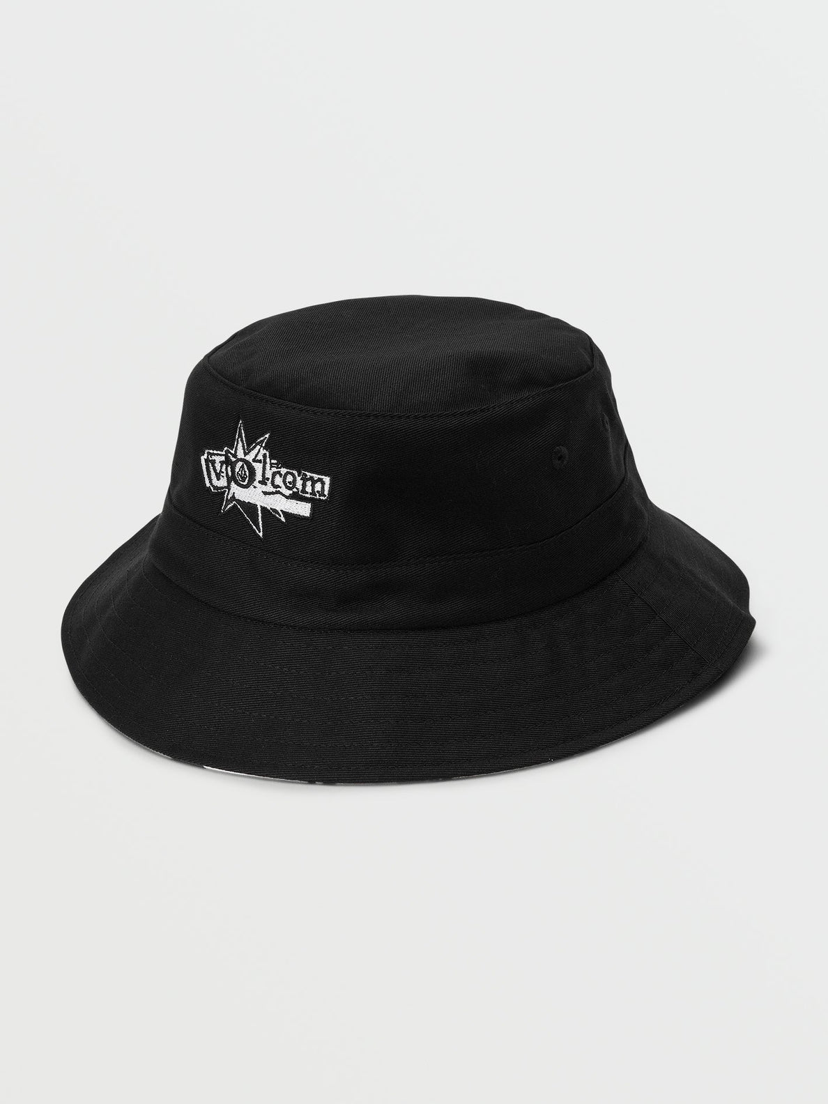 Sombrero de pescador Reversible Volcom ent Flyer Bucket Black Combo | Gorras | Volcom Shop | surfdevils.com
