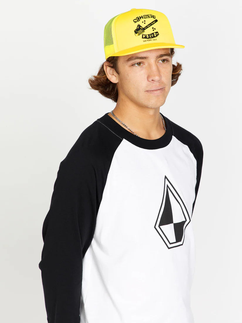 Schroff X Volcom Cheese Cap – leuchtendes Gelb