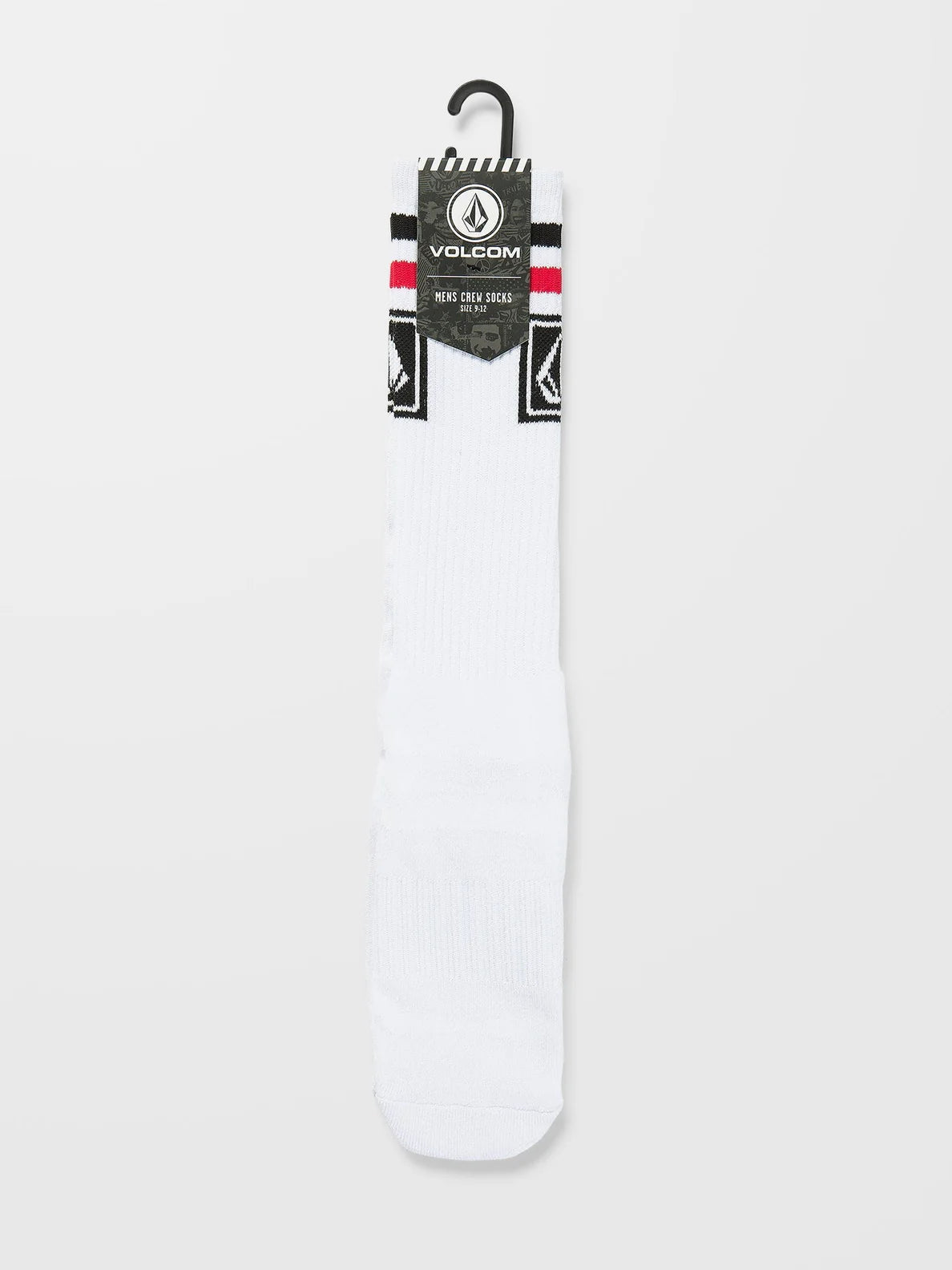 Volcom Ramp Stone Skate Socks - White