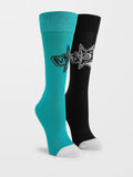 Calcetin Chica Volcom V Ent Sock - Temple Teal(36-40)