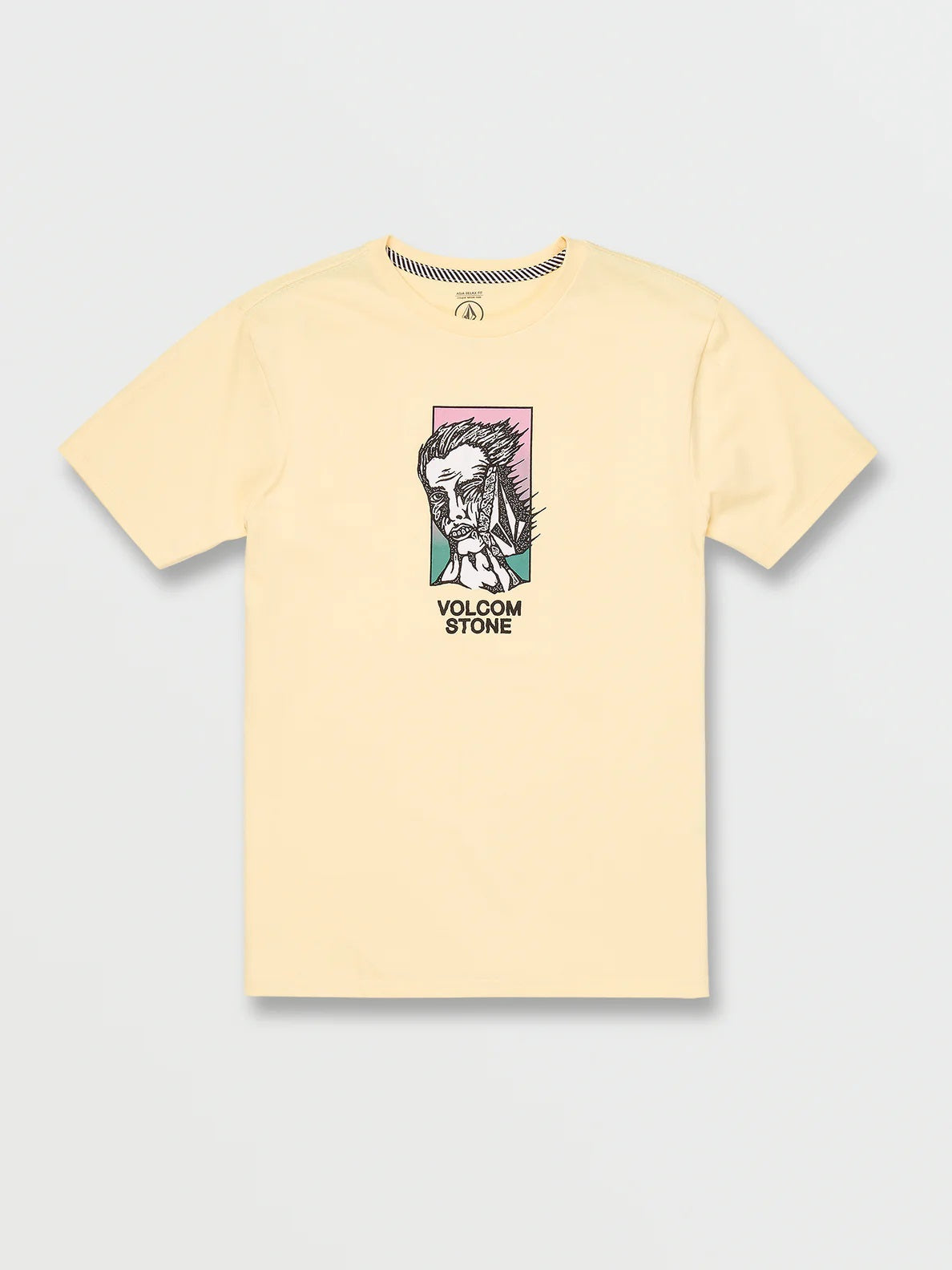 Camiseta Volcom Heckle Dawn Yellow | Camisetas de hombre | Camisetas manga corta de hombre | Volcom Shop | surfdevils.com
