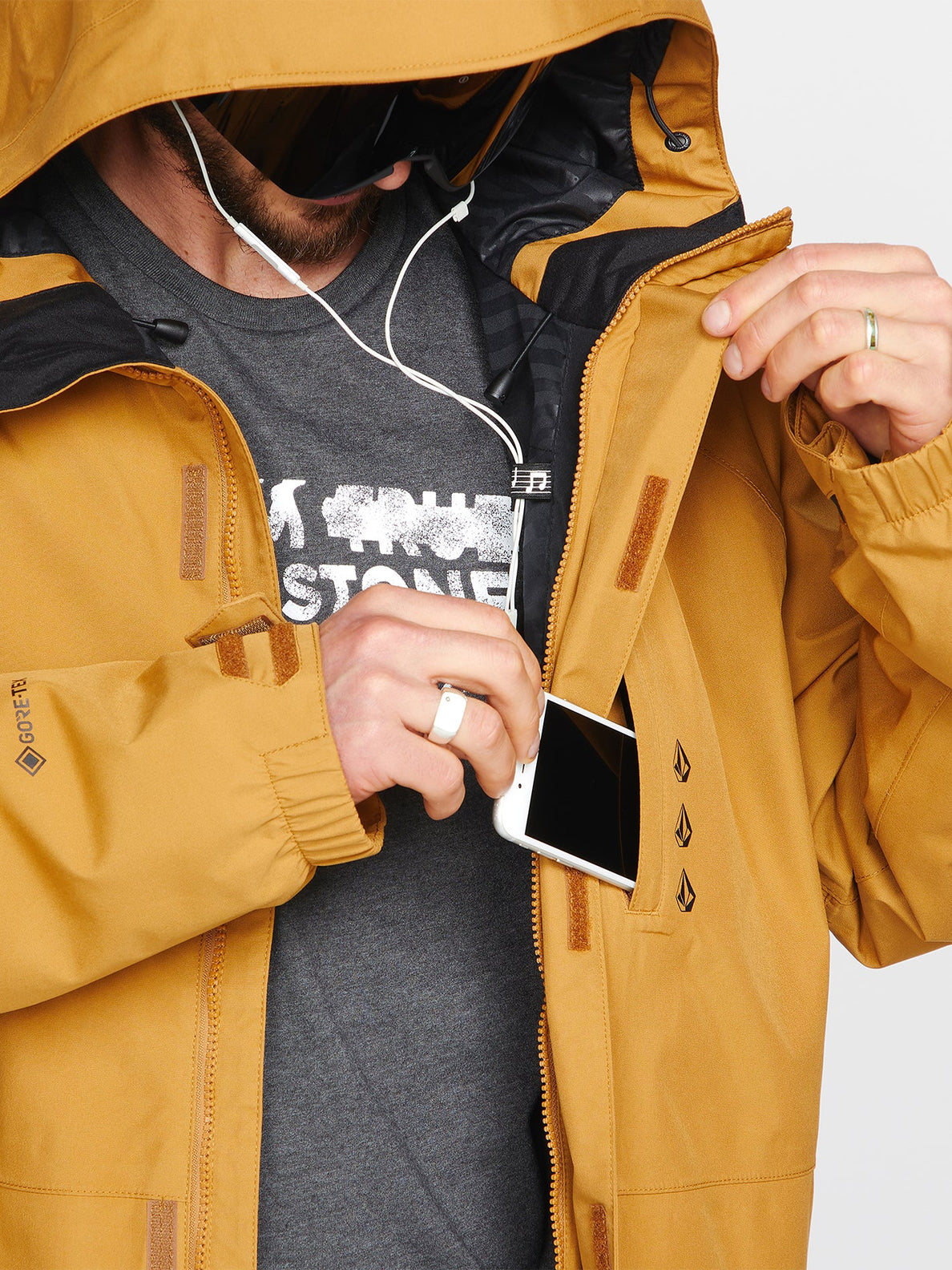 Volcom Dua Gore-Tex Jacket Snowboard Jacket - Caramel