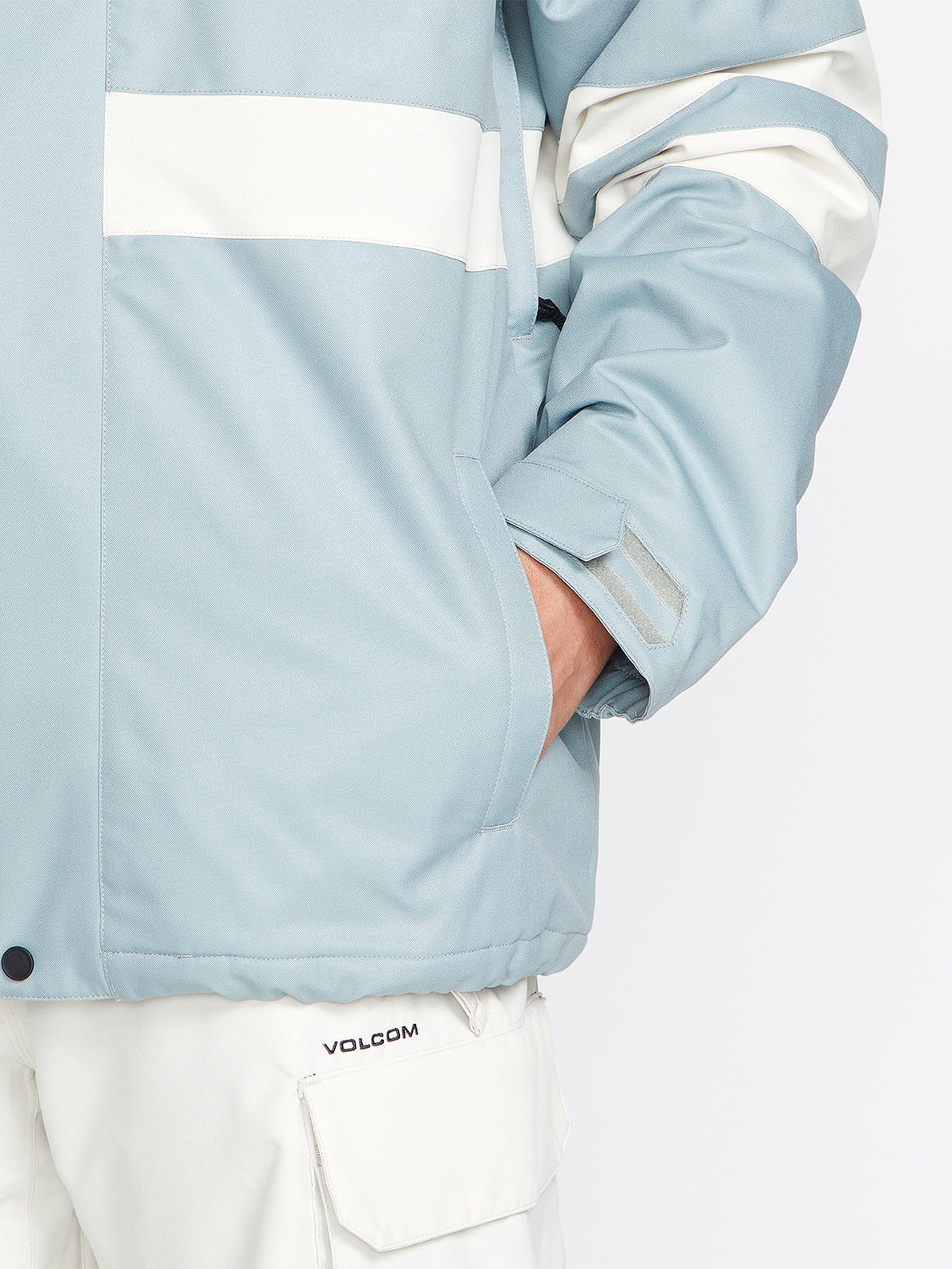 Volcom JP Insulated Jacket Snowboard Jacket - Light Gray