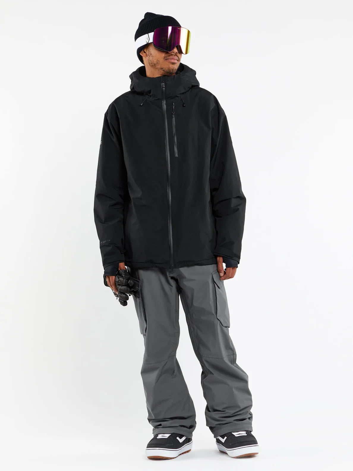 Veste de snowboard Volcom Gore-Tex TDS 2L - Noir | HIVER 24 | Nouveaux produits | Produits les plus récents | Produits les plus vendus | Snowboard Gore-Tex | surfdevils.com