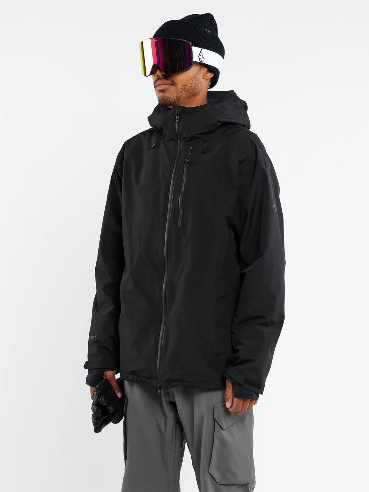 Veste de snowboard Volcom Gore-Tex TDS 2L - Noir | HIVER 24 | Nouveaux produits | Produits les plus récents | Produits les plus vendus | Snowboard Gore-Tex | surfdevils.com