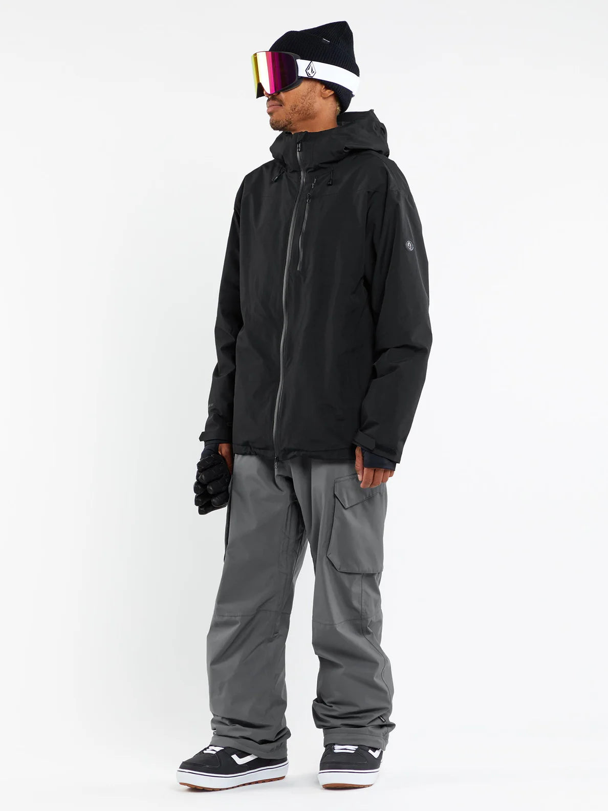 Veste de snowboard Volcom Gore-Tex TDS 2L - Noir | HIVER 24 | Nouveaux produits | Produits les plus récents | Produits les plus vendus | Snowboard Gore-Tex | surfdevils.com