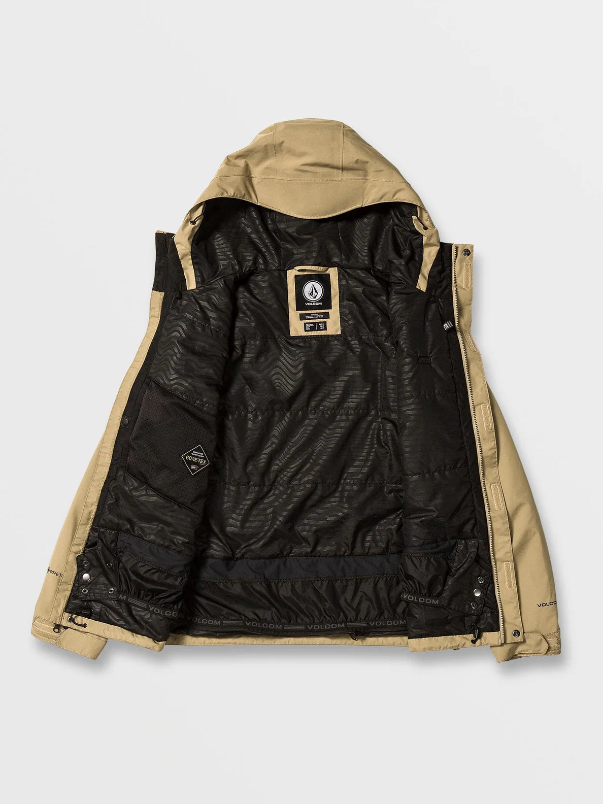 Jaqueta de snowboard Volcom Dua Insulated Gore-Tex - Dark Khaki | INVERNO 24 | Novos produtos | Produtos mais recentes | Produtos mais vendidos | Produtos mais vendidos | Snowboard Gore-Tex | surfdevils.com