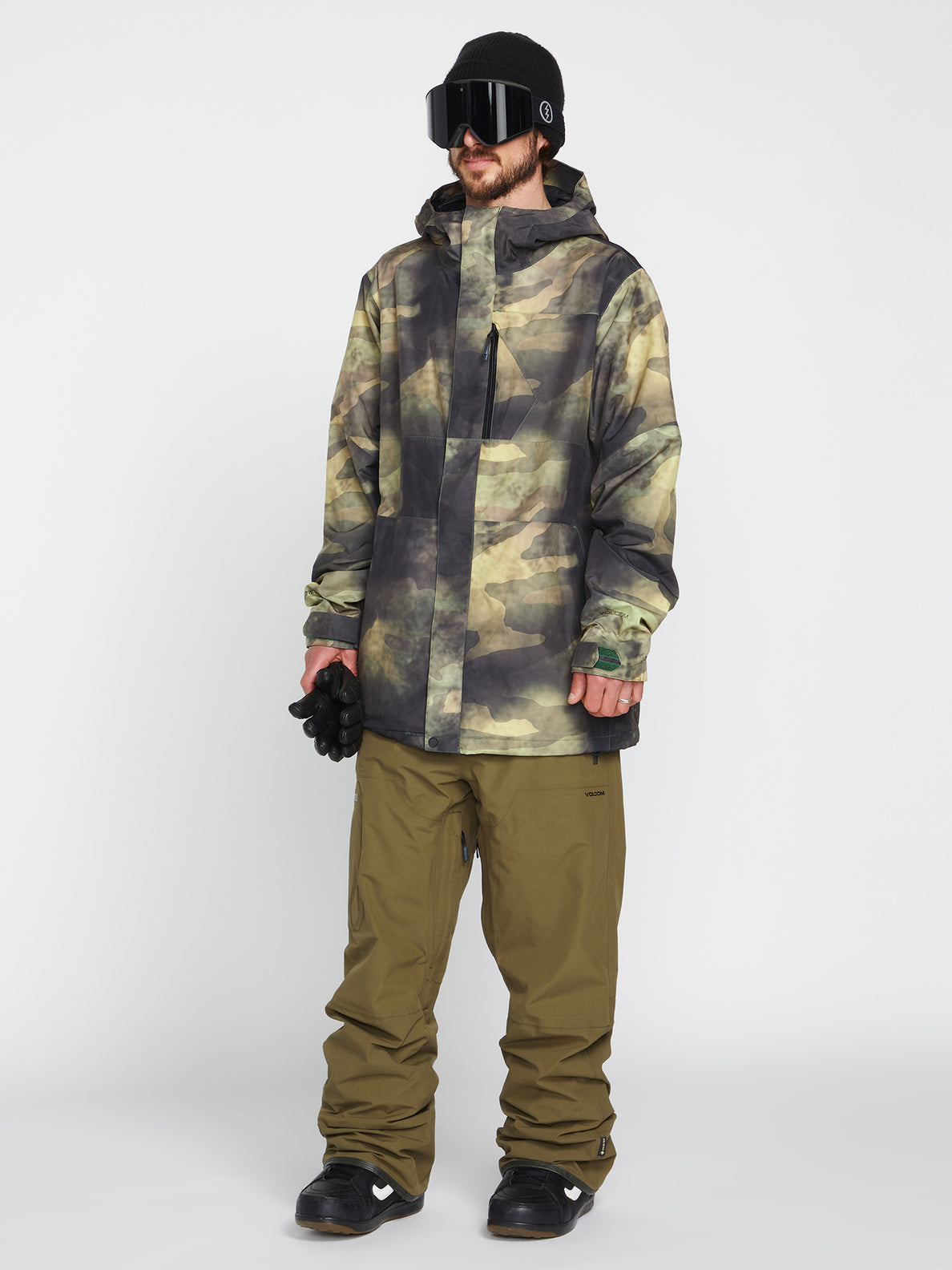 Chaqueta de snowboard Volcom L Gore-Tex Jacket - Camouflage