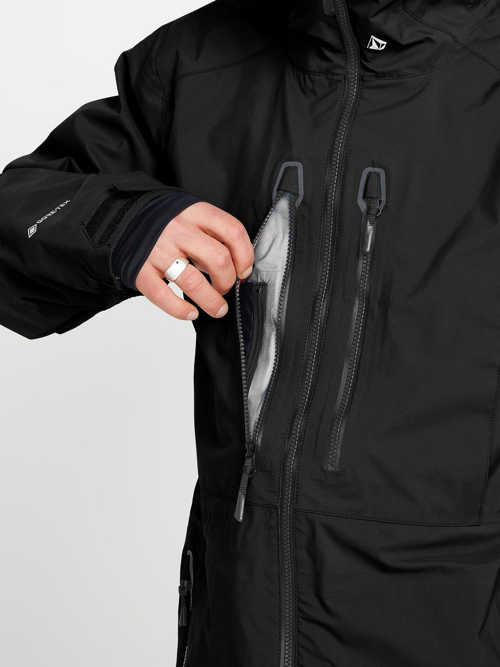 Chaqueta de snowboard Volcom Guide Gore-Tex Jacket - Black