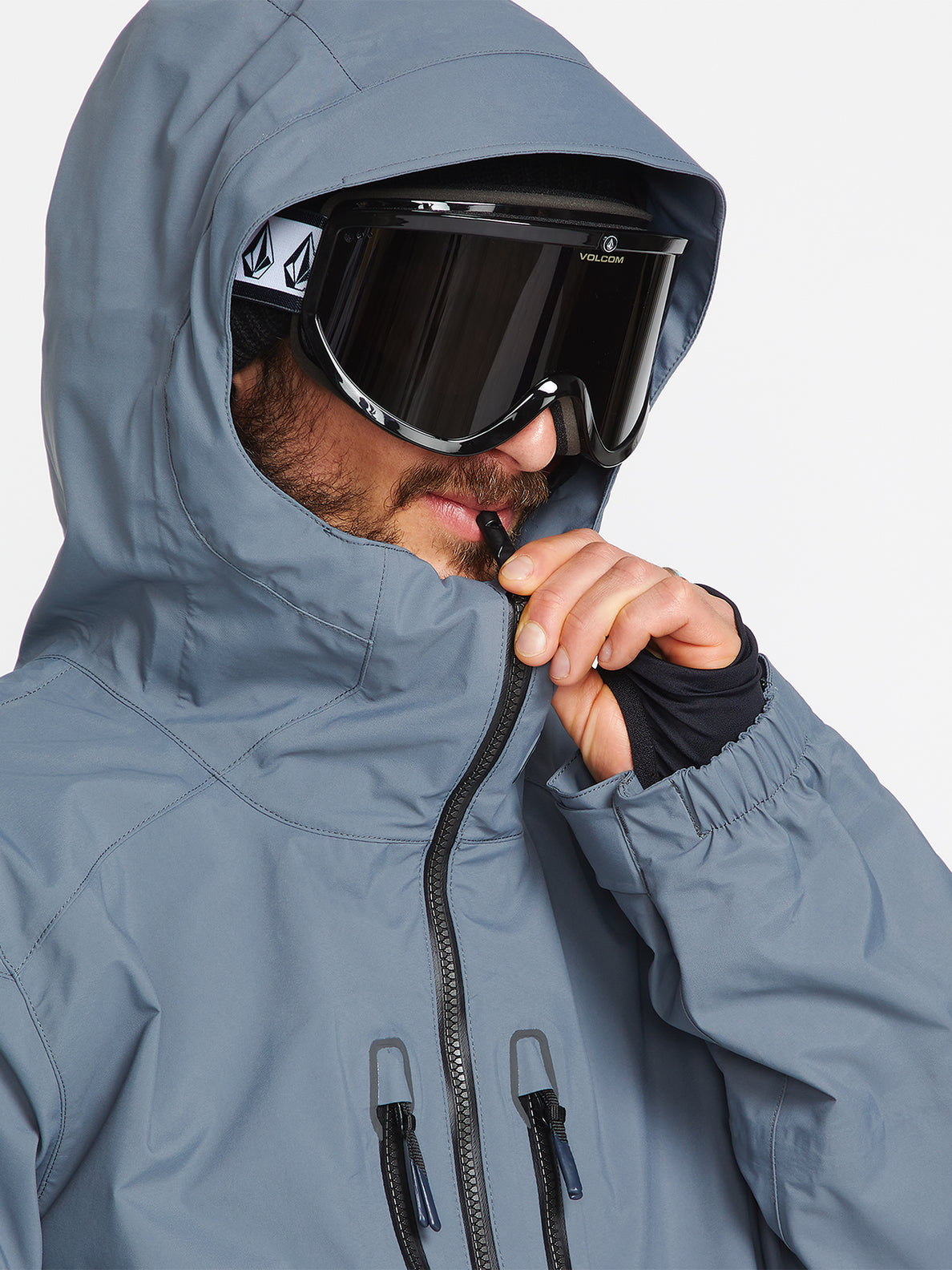 Veste de Snowboard Volcom Guide Gore-Tex Jacket - Gris Foncé | HIVER 24 | Nouveaux produits | Produits les plus récents | Produits les plus vendus | Snowboard Gore-Tex | surfdevils.com