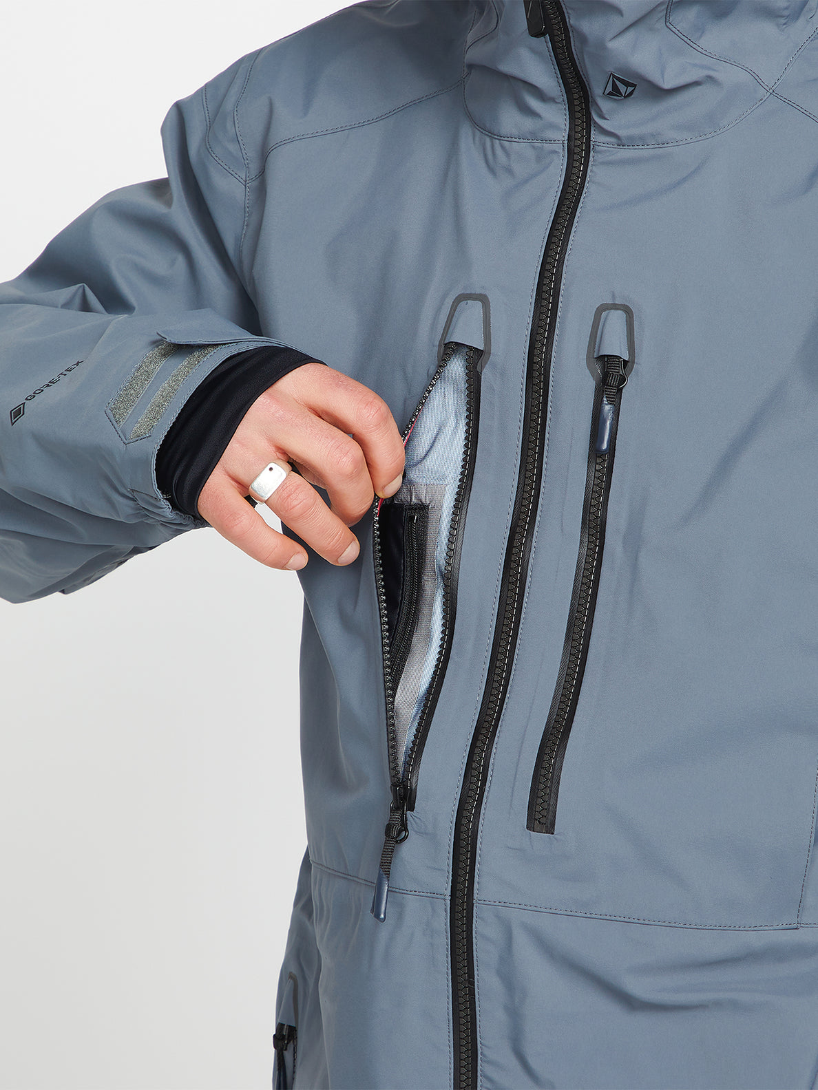 Giacca da snowboard Volcom Guide Gore-Tex Jacket - Grigio scuro