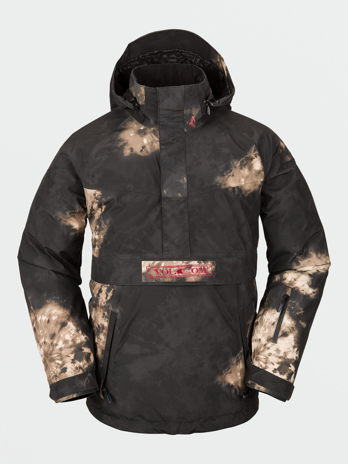 Volcom Melo Gore-Tex Pullover Snowboard Jacket - Bleach Black