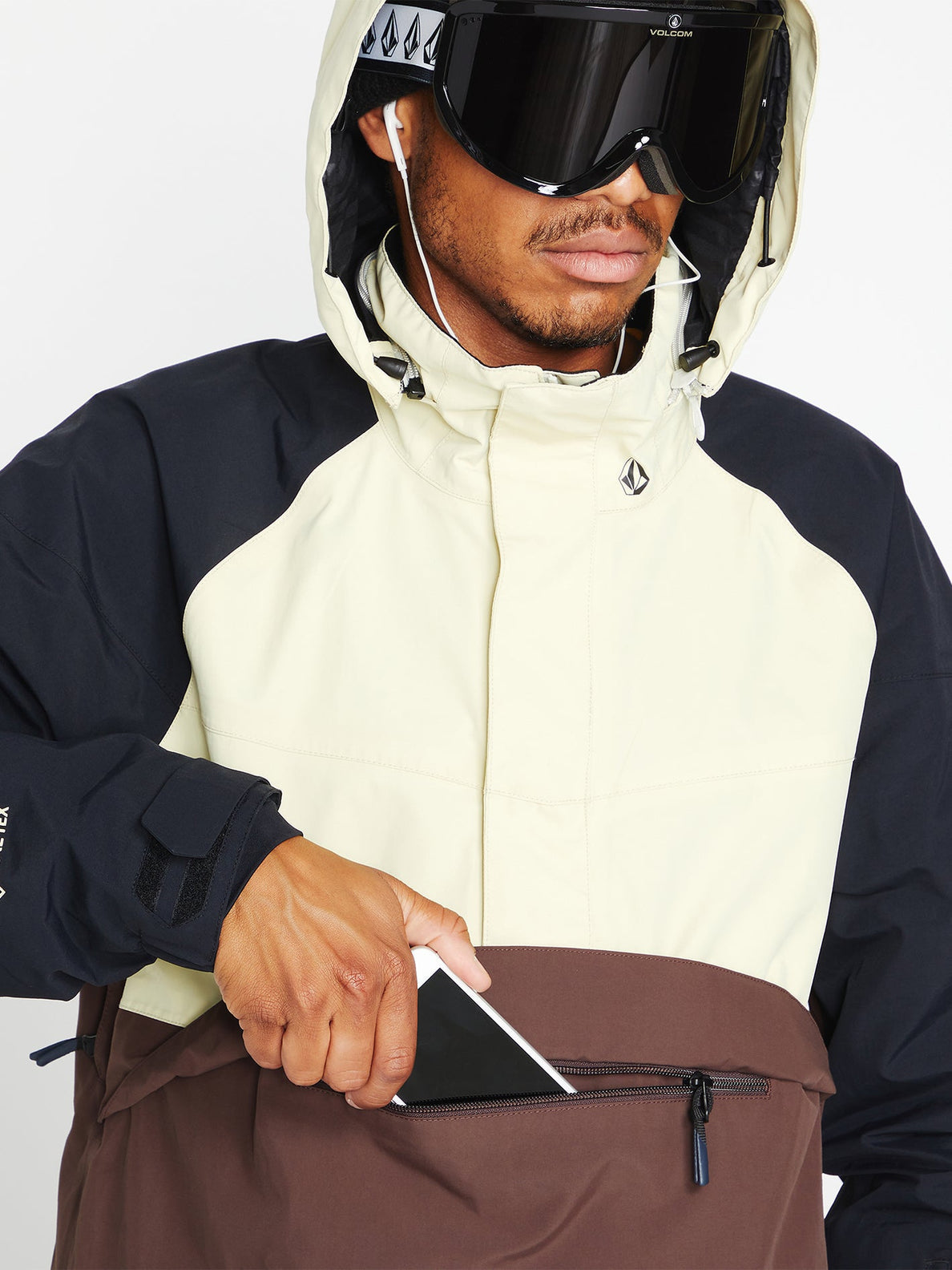 Volcom Melo Gore-Tex Pullover Snowboardjacke – Khaki
