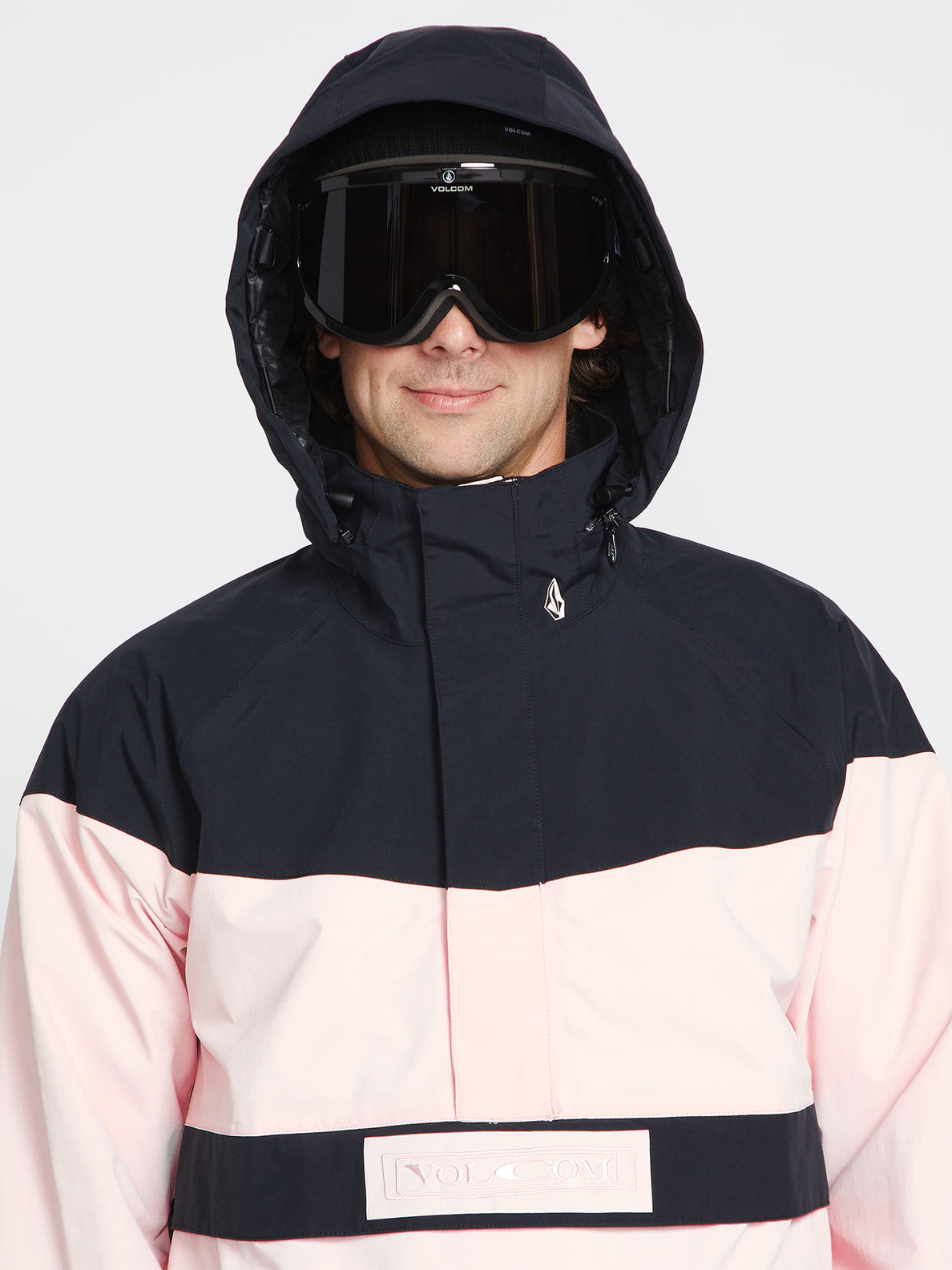 Chaqueta de snowboard Volcom Melo Gore-Tex Pullover - Party Pink | Chaquetas de snowboard Hombre | Snowboard Gore-Tex | Snowboard Shop | Volcom Shop | WINTER 24 | surfdevils.com