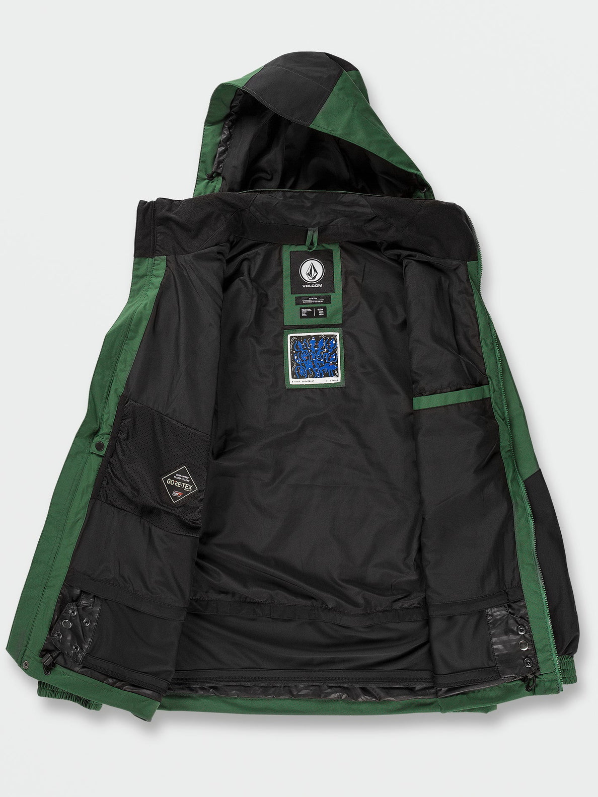 Volcom Longo Gore-Tex Jacke Snowboardjacke – Militär