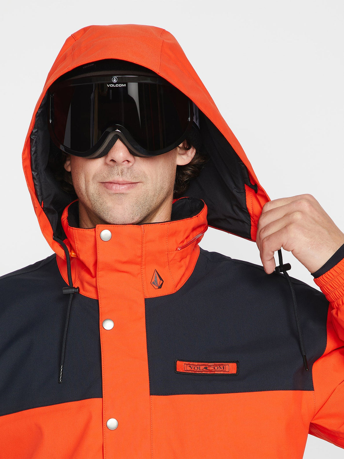 Volcom Longo Gore-Tex Jacket Snowboard Jacket - Orange Shock