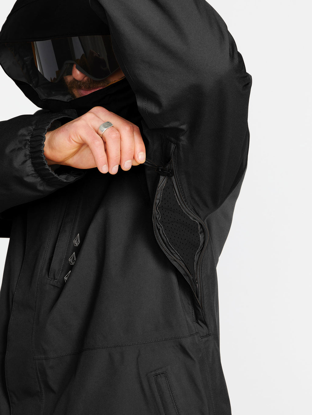 Chaqueta de snowboard Volcom Dua Gore-Tex Jacket - Black