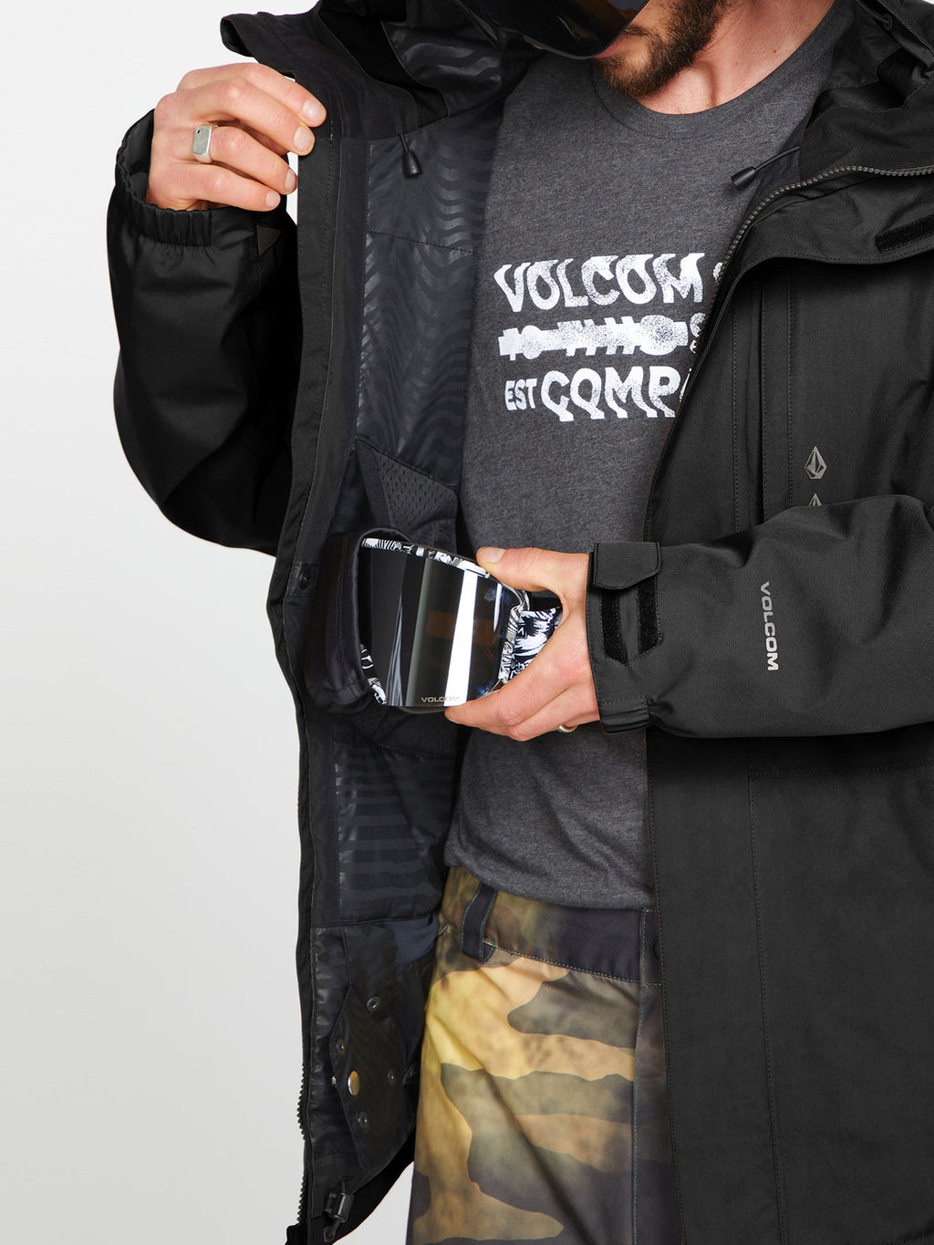 Chaqueta de snowboard Volcom Dua Gore-Tex Jacket - Black