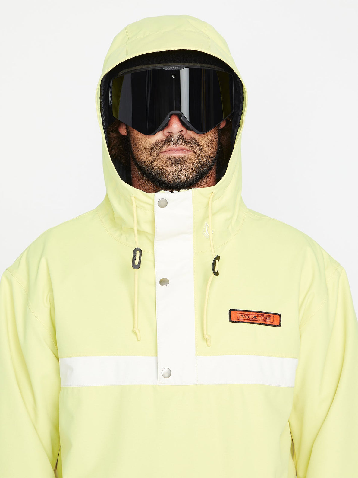 Volcom Longo Pullover Snowboard Jacket - Yellow