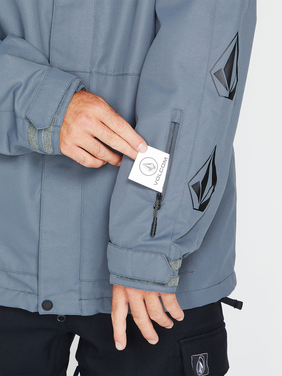 Volcom Iconic Stone Jacket Snowboard Jacket - Dark Gray