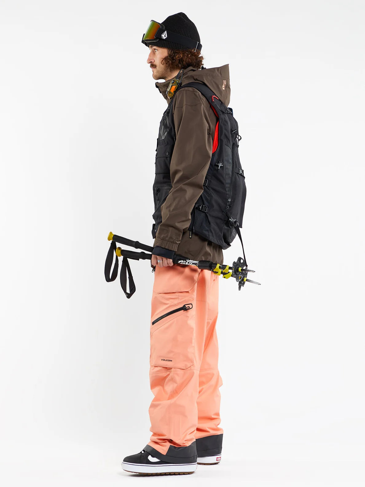 Jaqueta de snowboard Volcom Guch Stretch Gore-Tex - Marrom