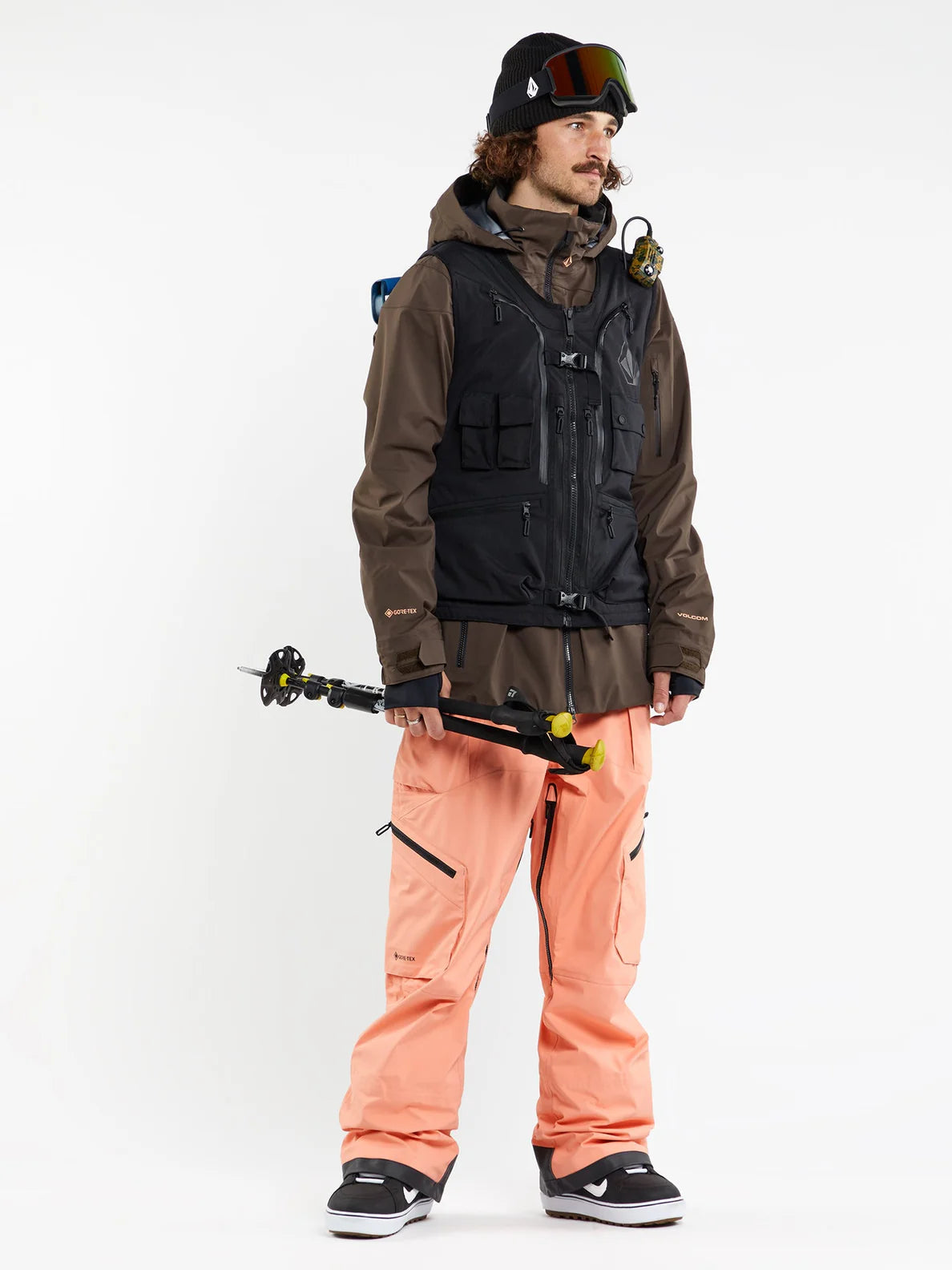 Volcom Guch Stretch Gore-Tex Snowboardjacke – Braun