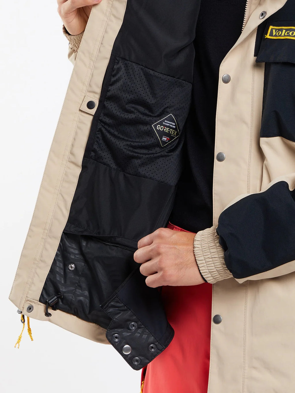 Volcom Longo GoreTex Jacket Snowboardjacke – Khakiest