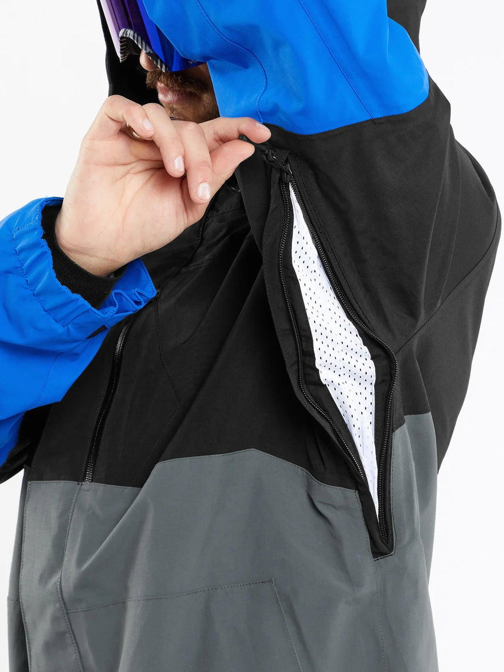 Veste de Snowboard Volcom L Gore-Tex Jacket - Bleu Électrique