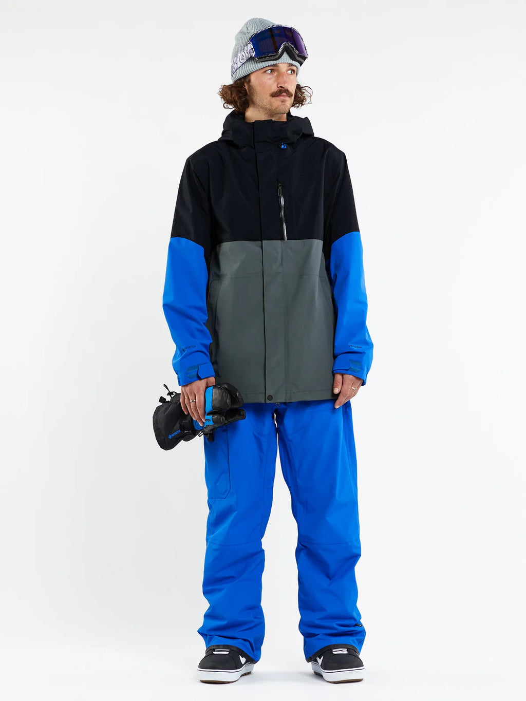 Veste de Snowboard Volcom L Gore-Tex Jacket - Bleu Électrique