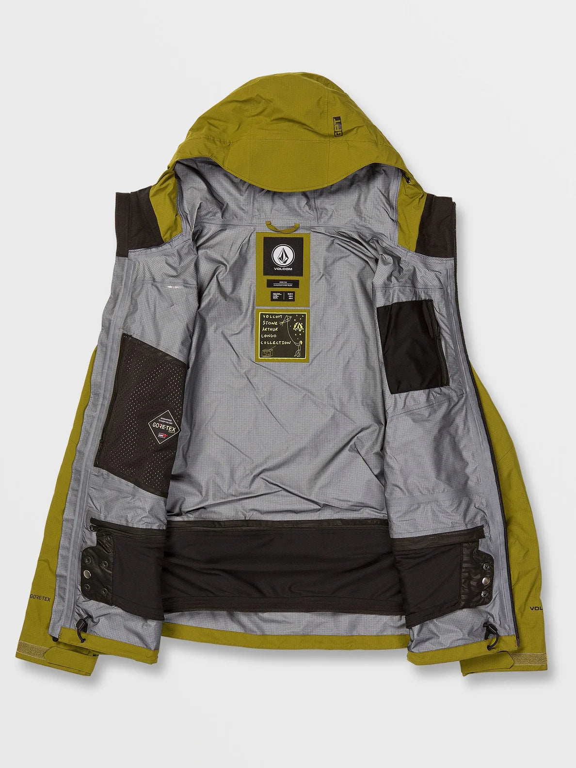 Jaqueta de snowboard Volcom Gore-Tex Proshell Arthur - Moss | Coleção_Zalando | INVERNO 24 | Jaquetas de snowboard masculinas | Loja de snowboard | Loja Volcom | Novos produtos | Produtos mais recentes | Produtos mais vendidos | Produtos mais vendidos | Snowboard Gore-Tex | surfdevils.com